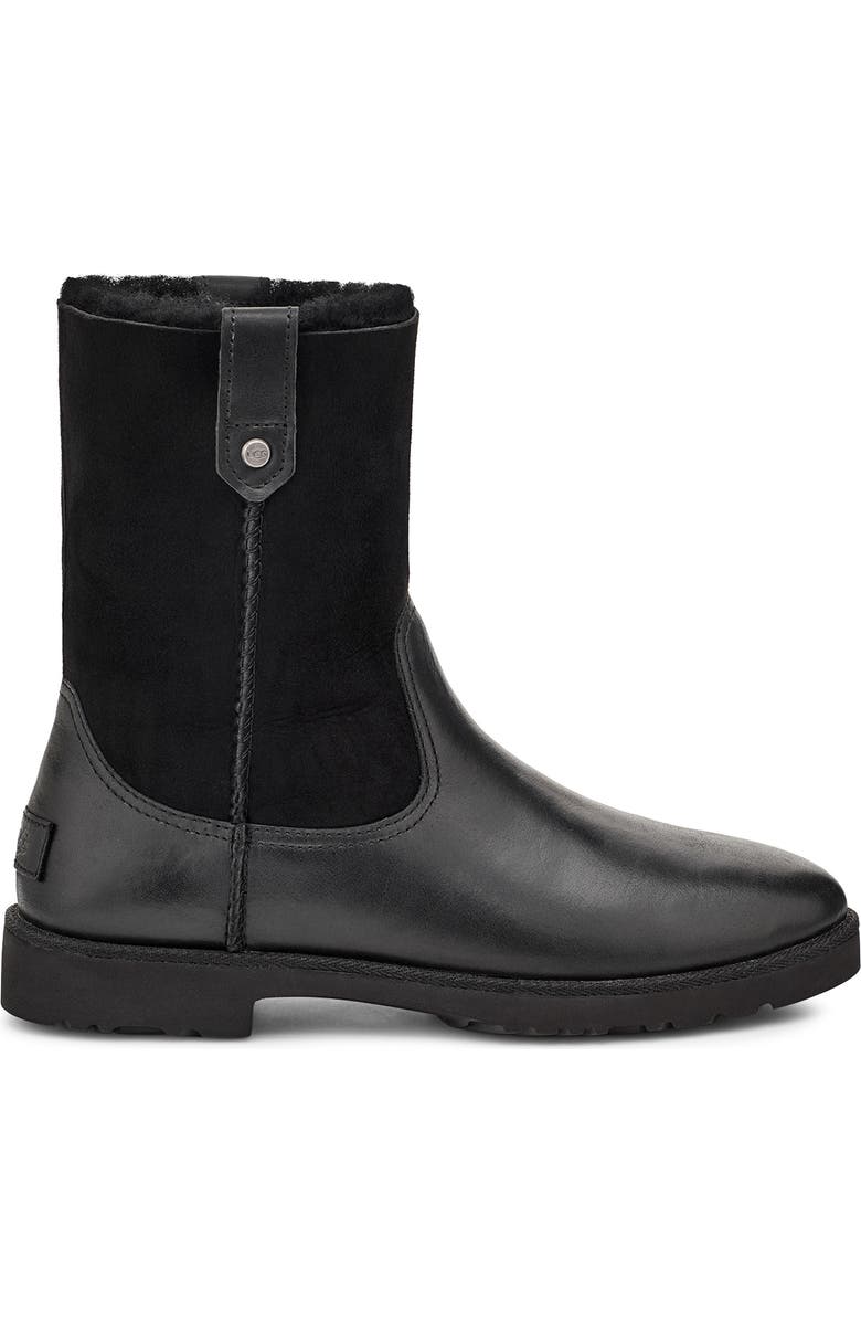 UGG<sup>®</sup> Romely Short Genuine Shearling & Leather Boot, Alternate, color,