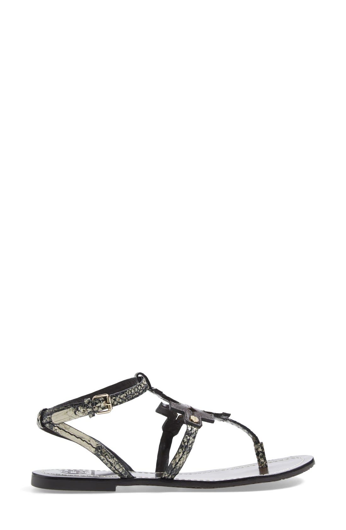 Tory Burch 'Chandler' Leather Sandal, Alternate, color, 