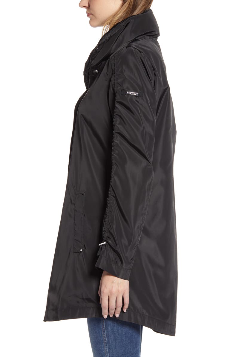 Via Spiga Packable Hooded Raincoat, Alternate, color,
