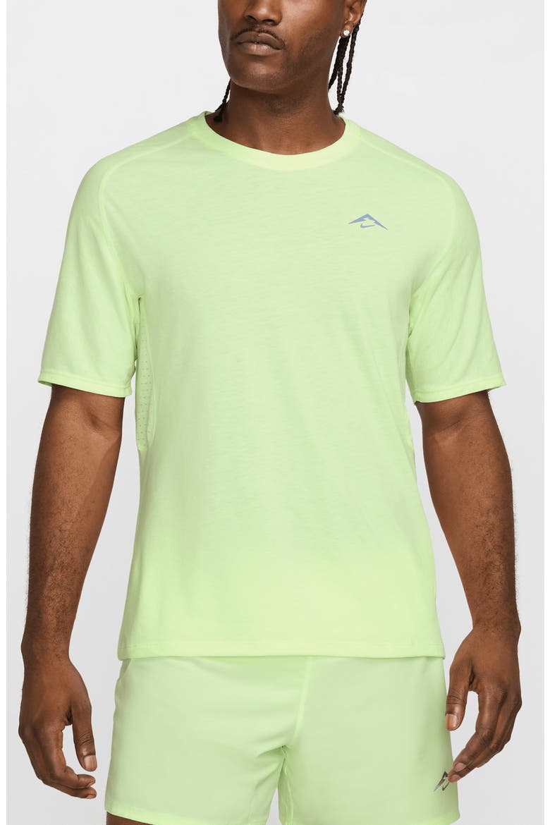 Dri-FIT ADV Solar Chase Trail Running Top, Main, color, BARELY VOLT/ BLACK