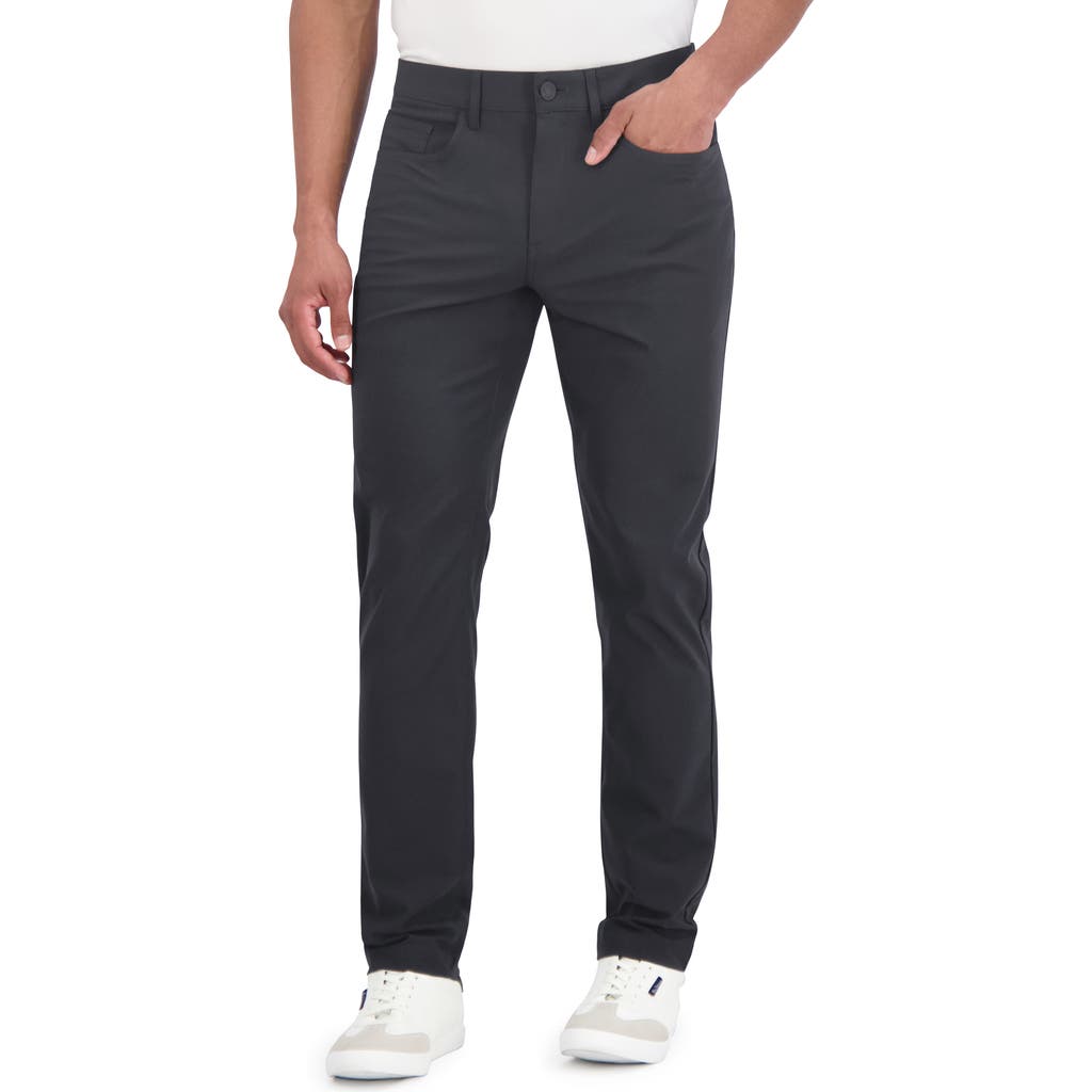 Ben Sherman Solid 4-way-stretch Tech Golf Pants In Dark Grey