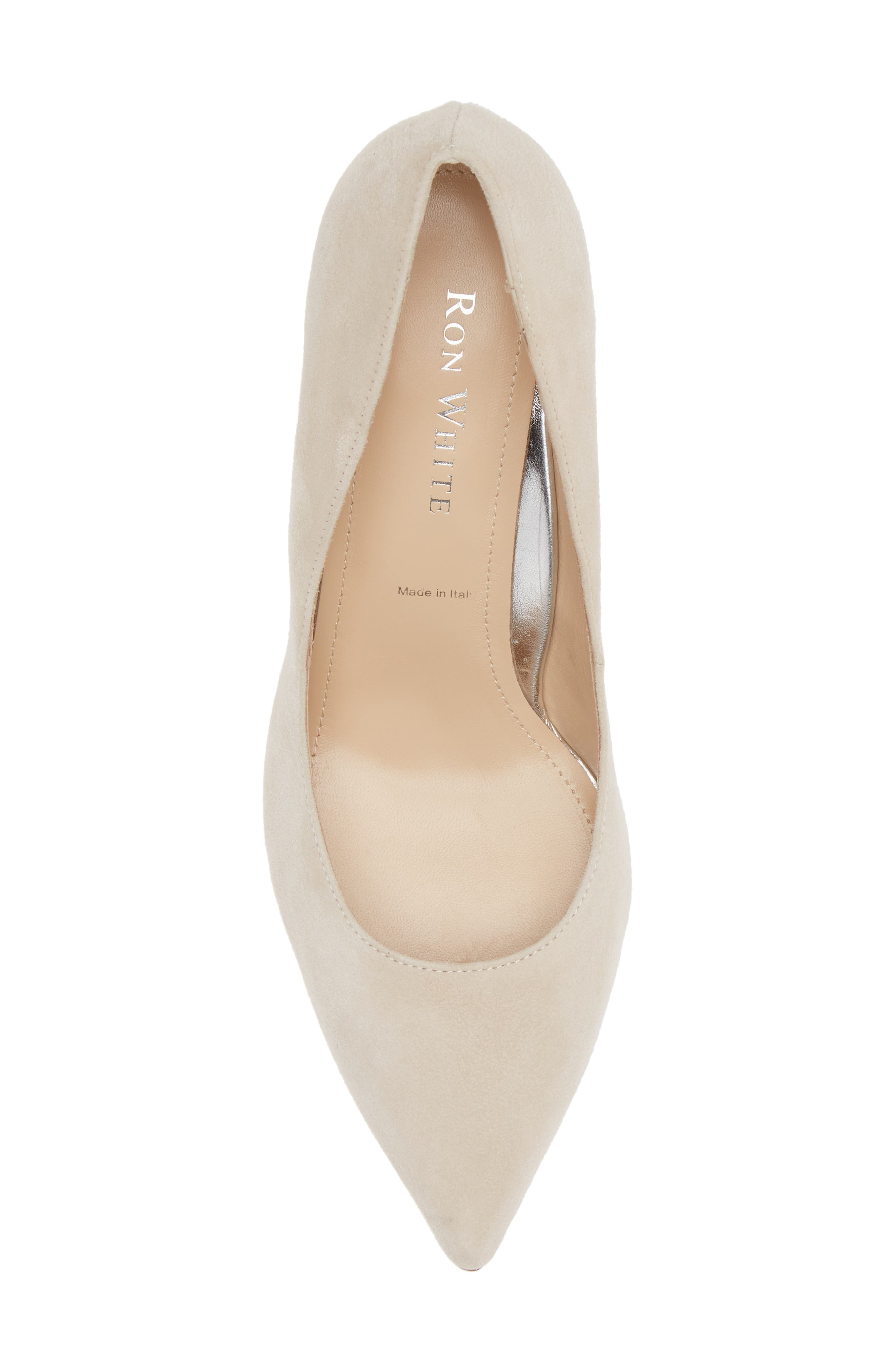 Cindy Pointed Toe Pump, Alternate, color, LIGHT BEIGE