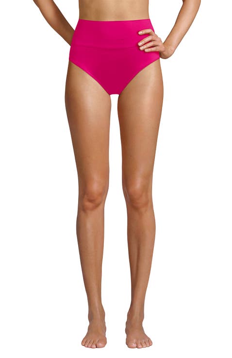 Chlorine Resistant Pinchless High Waisted Bikini Bottoms