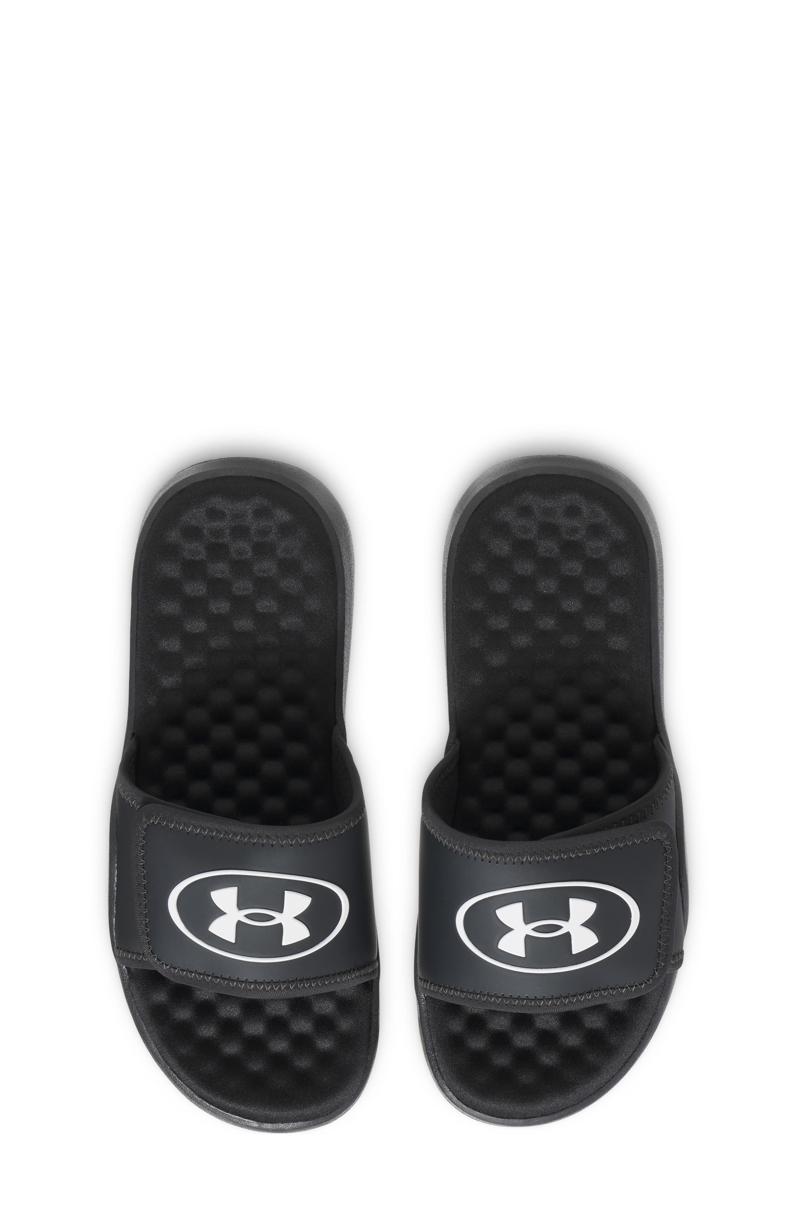 Under Armour Kids' UA Ignite Pro 8 Slide Sandal, Alternate, color, Black