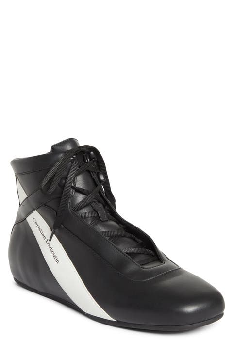 The Butterfly High Top Leather Sneaker