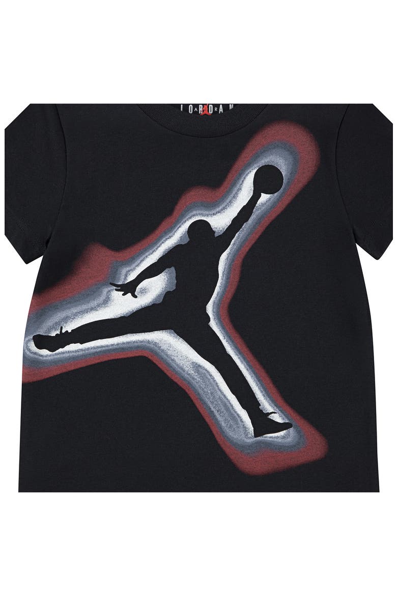 Kids' Heatmap Jumpman Short Sleeve T-Shirt, Alternate, color, BLACK