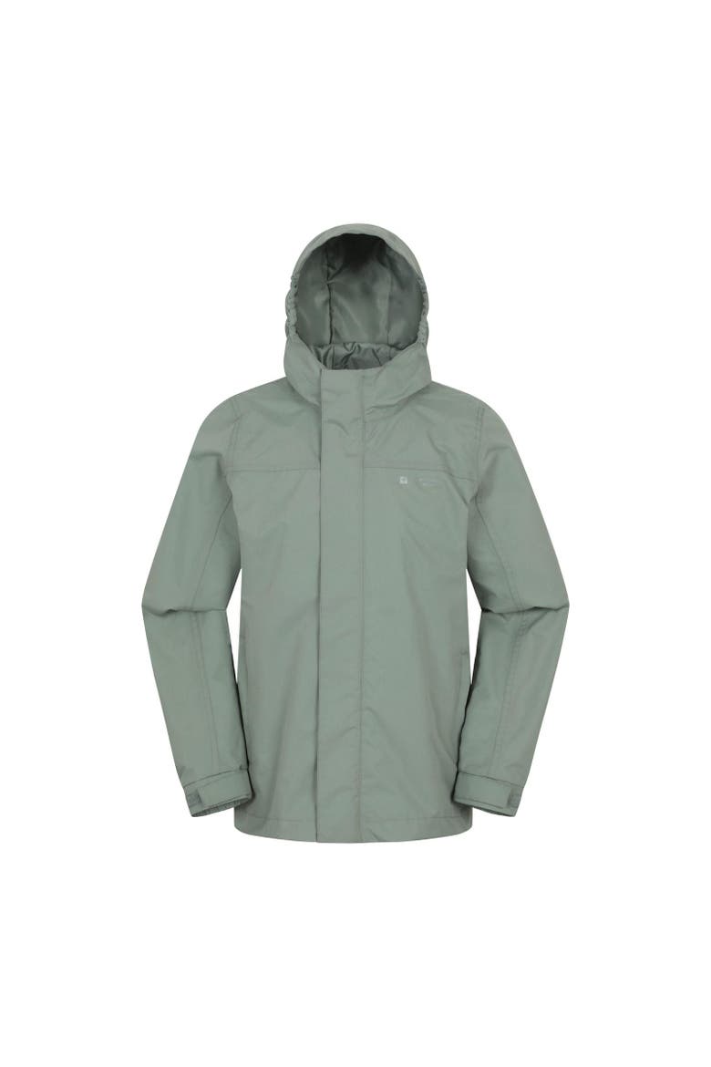 Childrens/Kids Solar Waterproof Jacket, Main, color, Dark Green