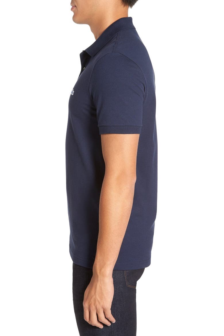 Camo Croc Piqué Polo (Nordstrom Exclusive), Alternate, color, NAVY BLUE