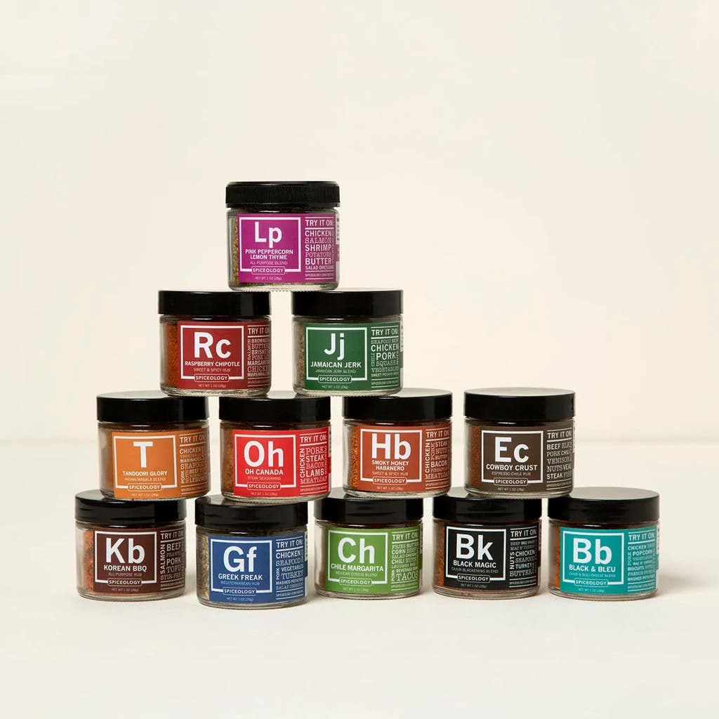 Spiceology Periodic Table Of Flavor Rub Set In Multi