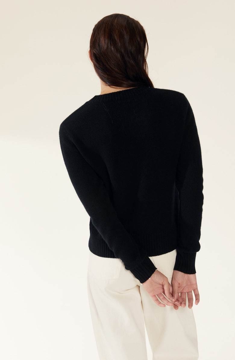 Italic Mila Cashmere Boxy Crop Sweater, Alternate, color, 