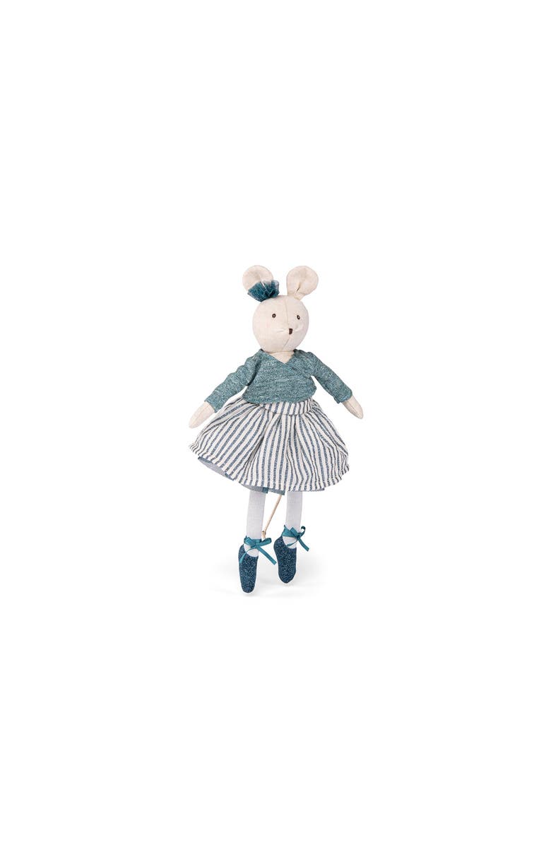 Moulin Roty Mouse doll Charlotte The Little school of dance, Main, color, White