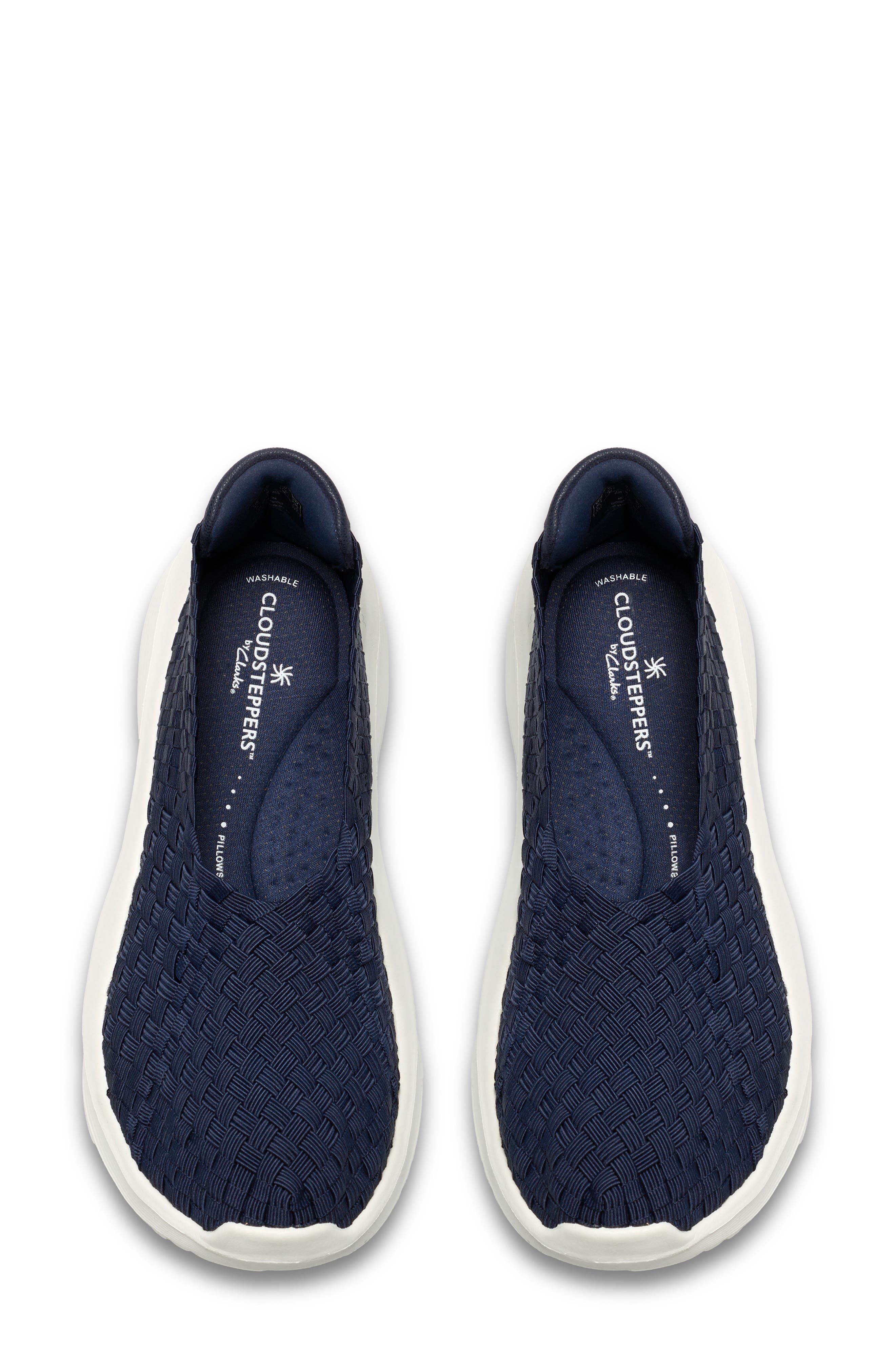 Solevana Weave Slip-On Sneaker, Alternate, color, NAVY
