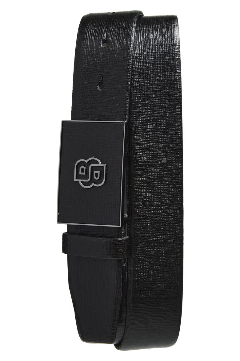 Icon Plaque Belt, Main, color, BLK