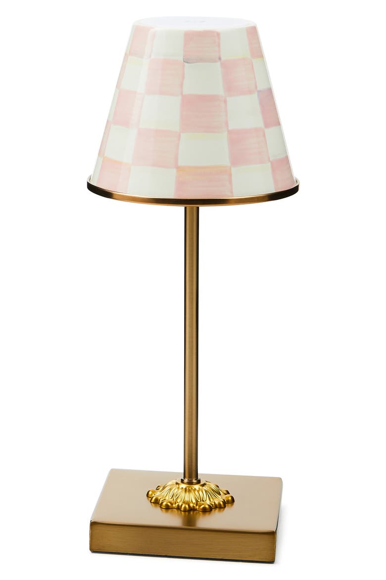 Rosy Check LED Rechargeable Cafe Table Lamp, Main, color, ROSY