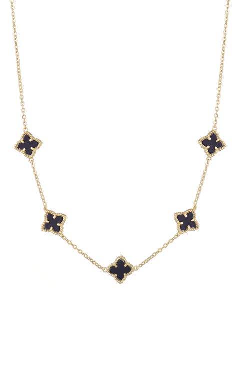 Mother of Pearl Station Necklace