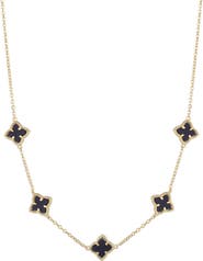 Adornia Mother of Pearl Station Necklace