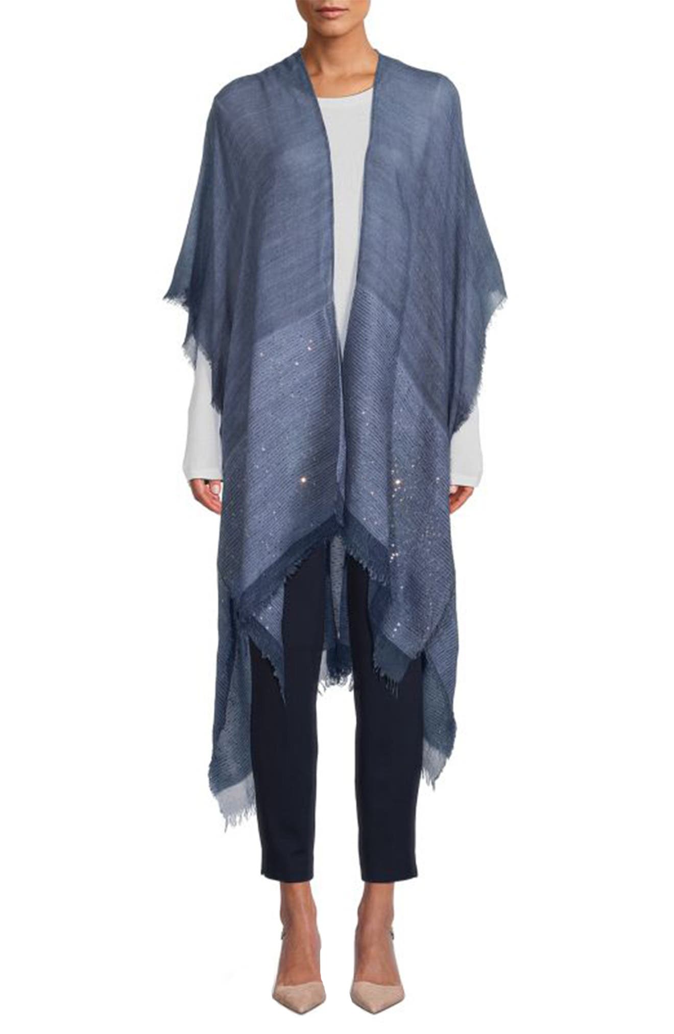 SAACHI Raven Sequin Wrap