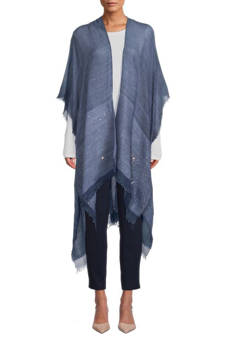 Raven Sequin Wrap, Main, color, BLUE