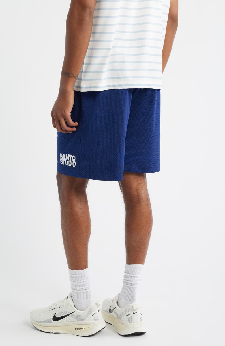 SANTO STUDIO Luke Rockhold Edition - Roma Mesh Shorts, Alternate, color, Blue