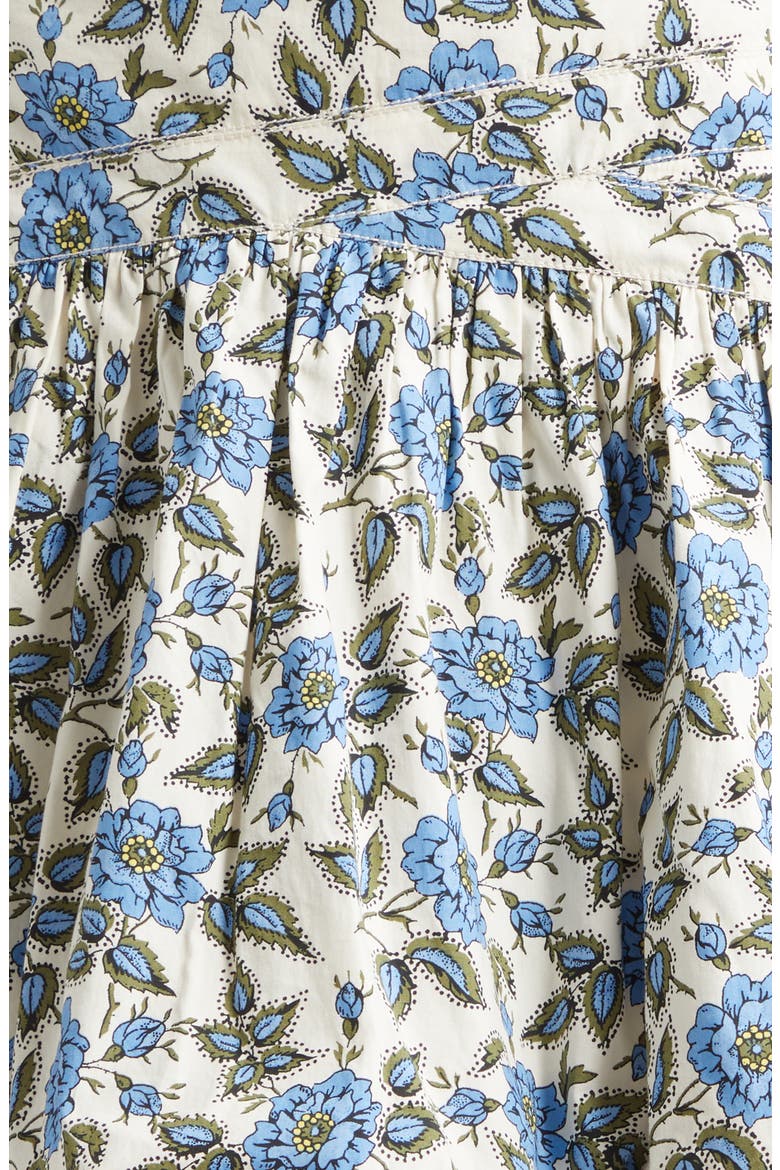 Persis Floral Bubble Miniskirt, Alternate, color, BLUE BELL FLORAL