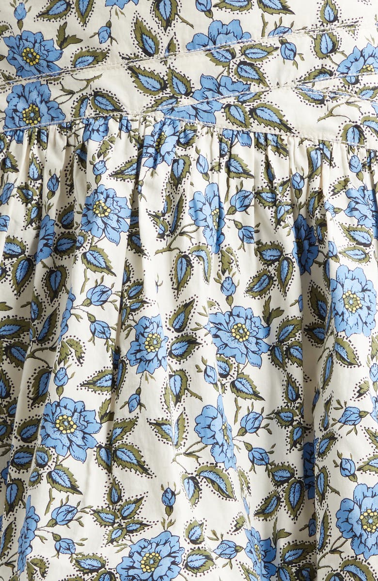 Derek Lam 10 Crosby Persis Floral Bubble Miniskirt, Alternate, color, Blue Bell Floral