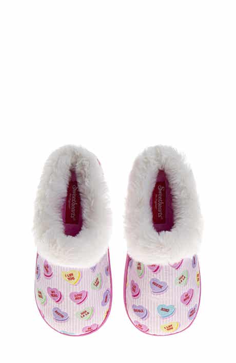 Kids' Sweethearts Conversation Heart Slipper