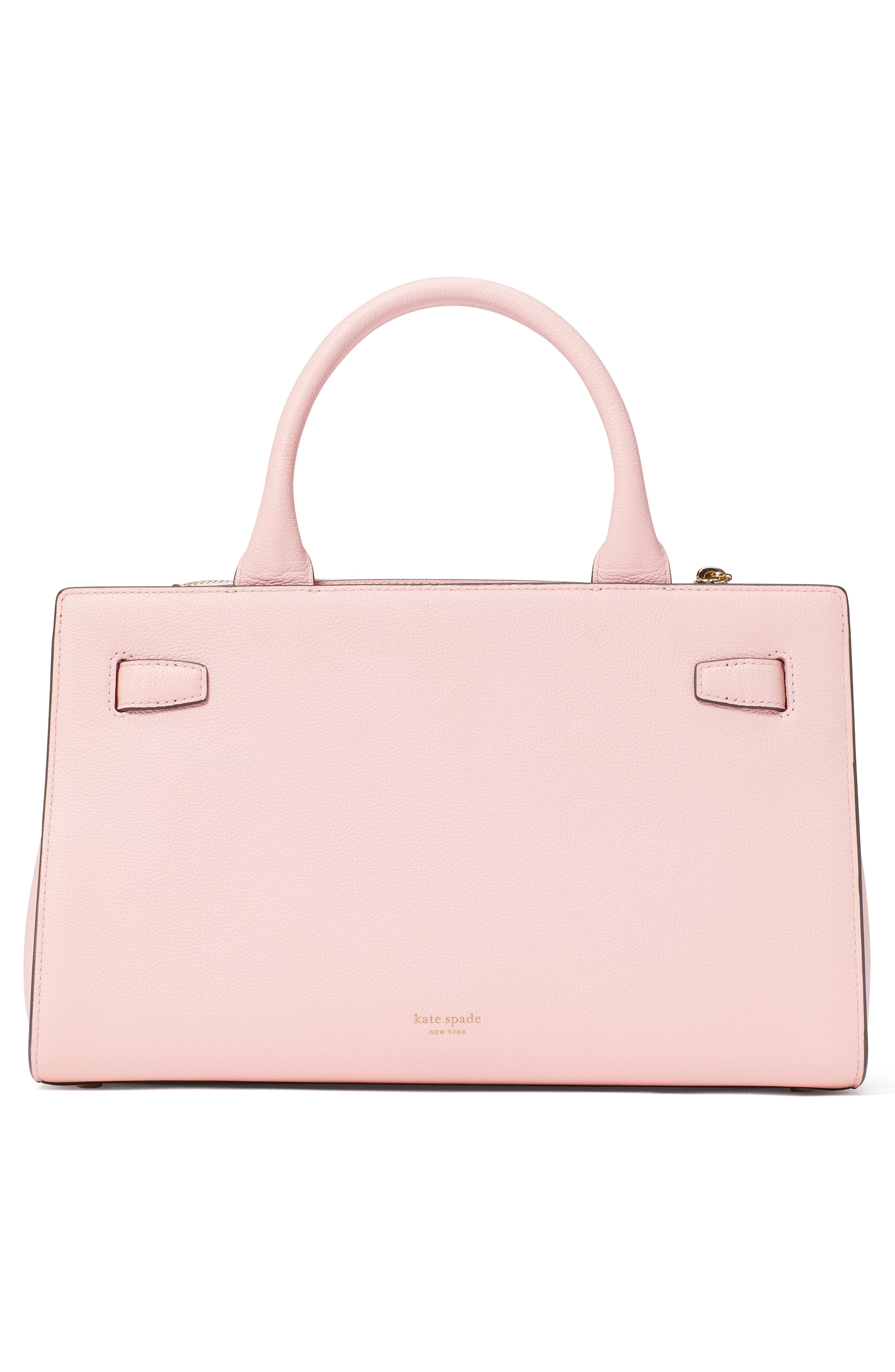 Kate Spade New York deco colorblock pebble leather satchel, Alternate, color, 