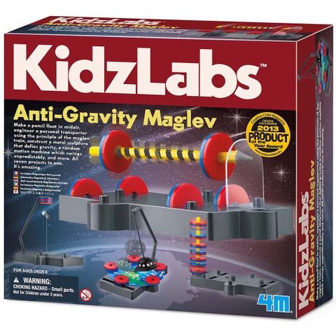 Kidzlabs Antigravity Maglev 7 Physics Projects, Magnetic Levitation Stem