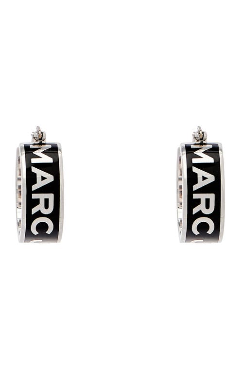 Marc Jacobs Logo Hoop Earrings