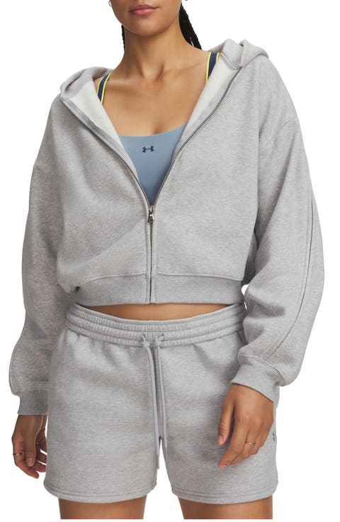 Icon Sama Cotton Blend Fleece Crop Hoodie