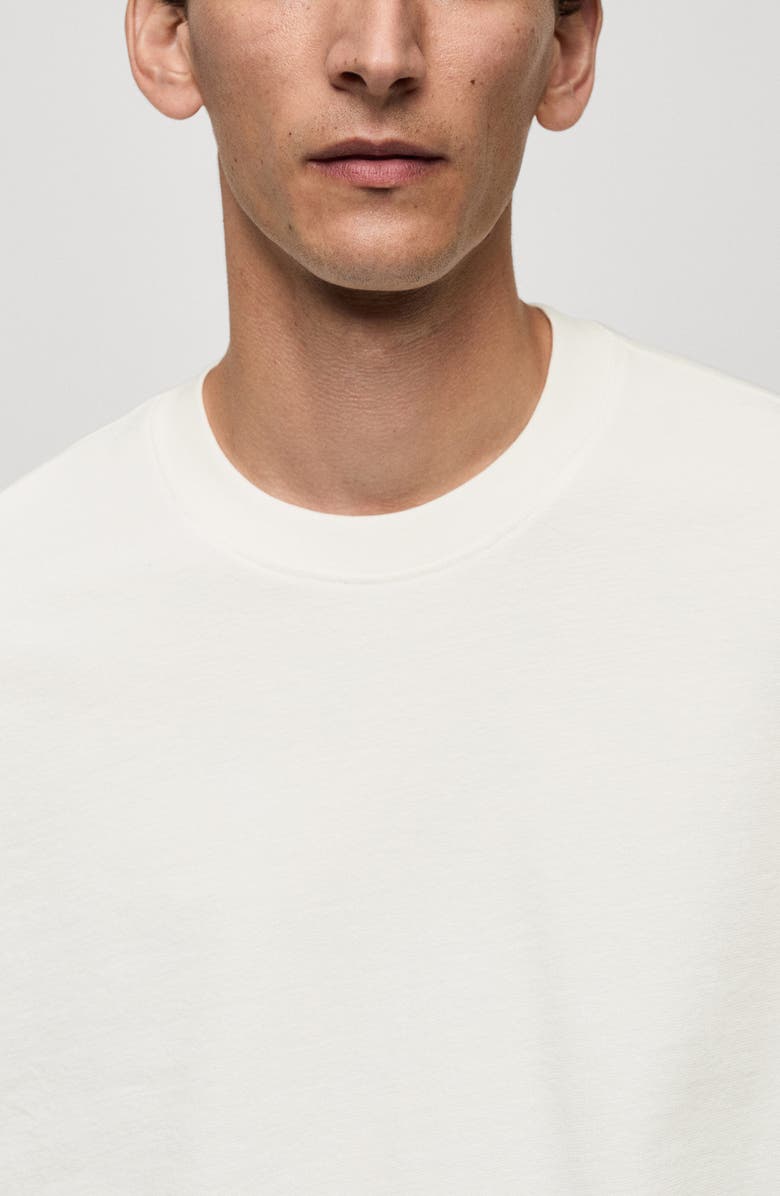 MANGO Relaxed Fit Cotton T-Shirt, Alternate, color,
