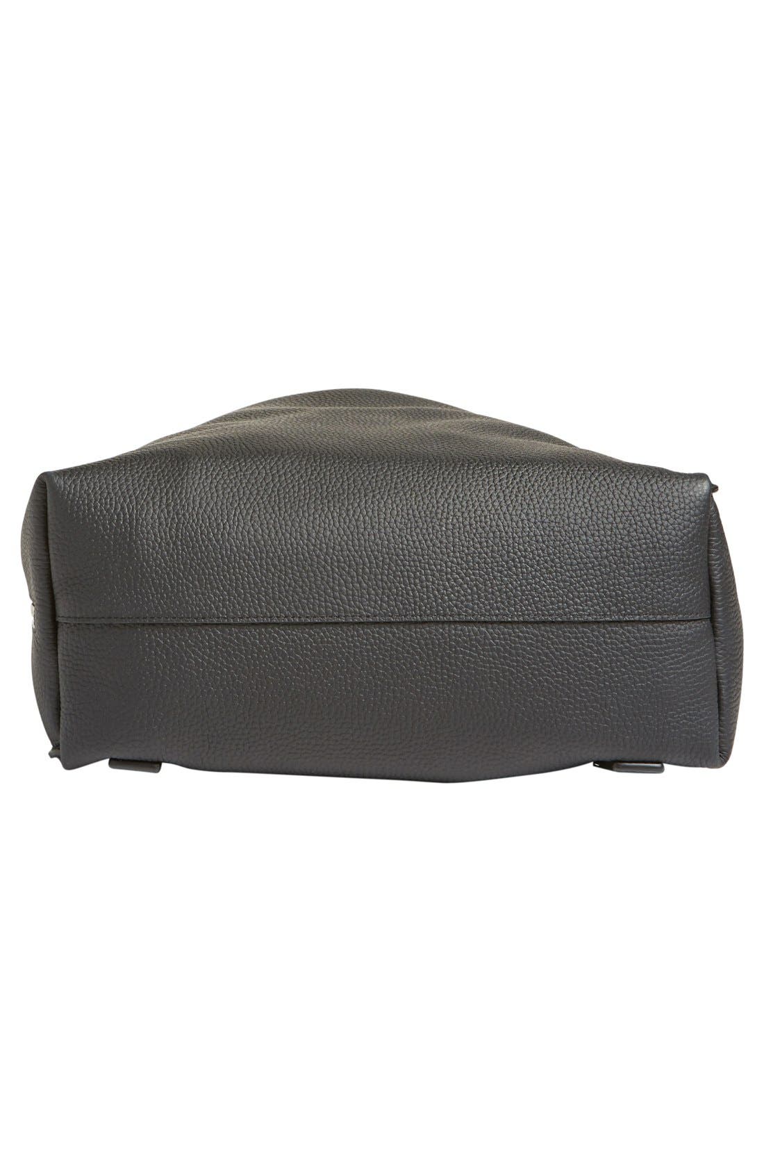 AllSaints Kita Convertible Leather Backpack, Alternate, color, 