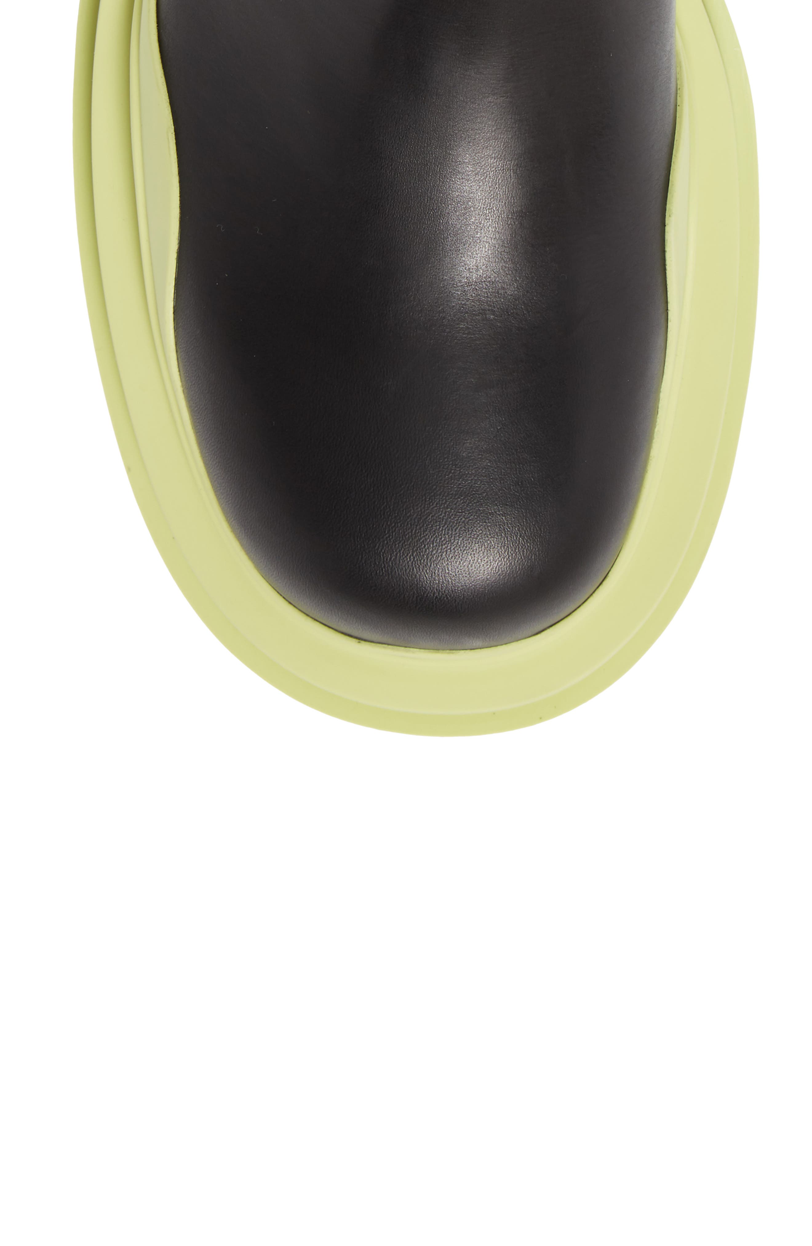 Clear Sole Chelsea Boot, Alternate, color, BLACK/ BLACK/ BLACK