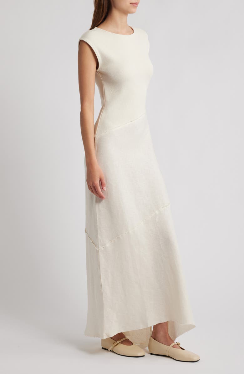 rag & bone Lina Cap Sleeve Maxi Dress, Alternate, color, Turtledove
