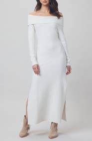 Splendid x @cellajaneblog Over the Shoulder Sweater Dress