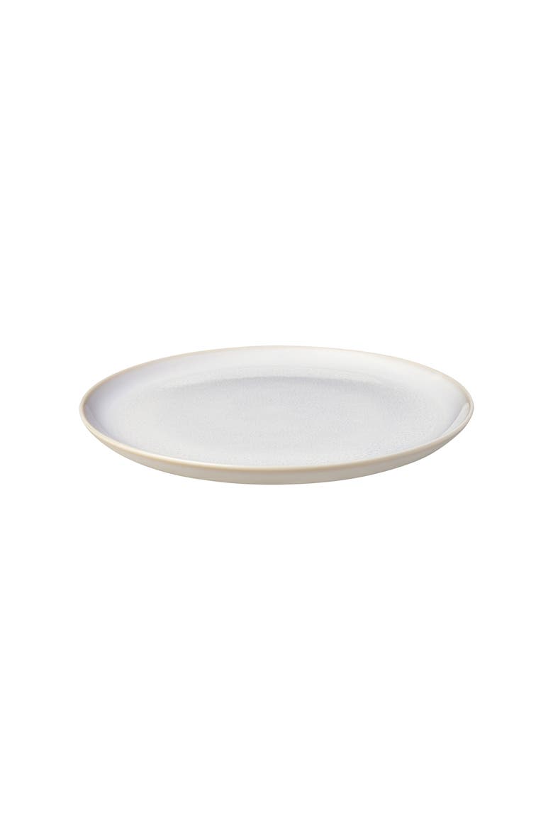 Crafted Cotton Dinner Plate, Alternate, color, White
