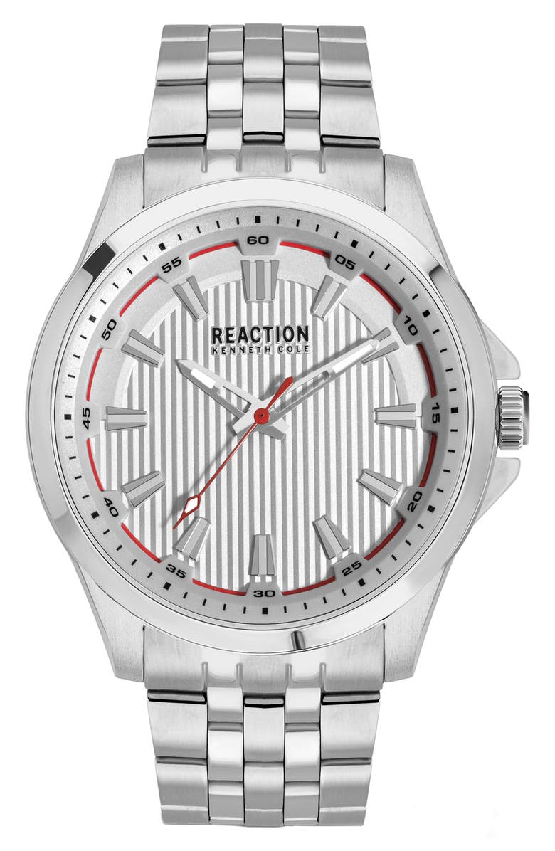 Kenneth Cole Reaction Classic Bracelet Strap Watch, 46mm, Main, color, 