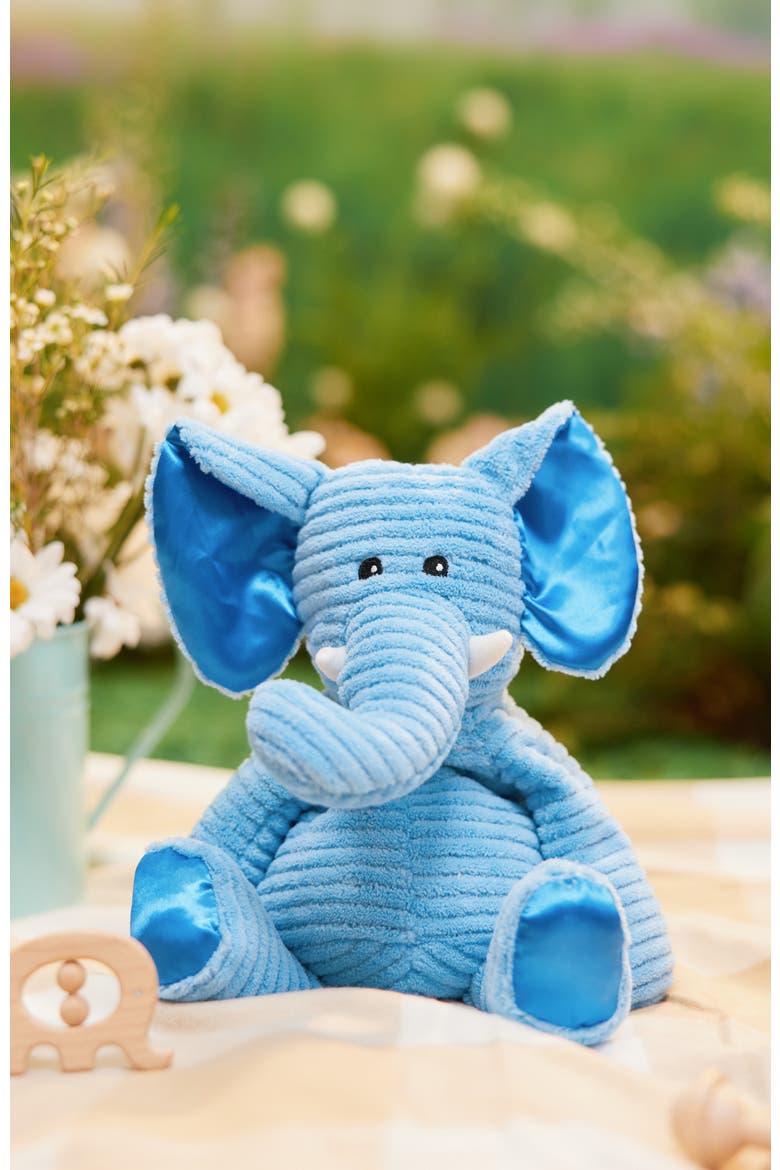 My First Plush Elephant, Alternate, color, Bright Blue
