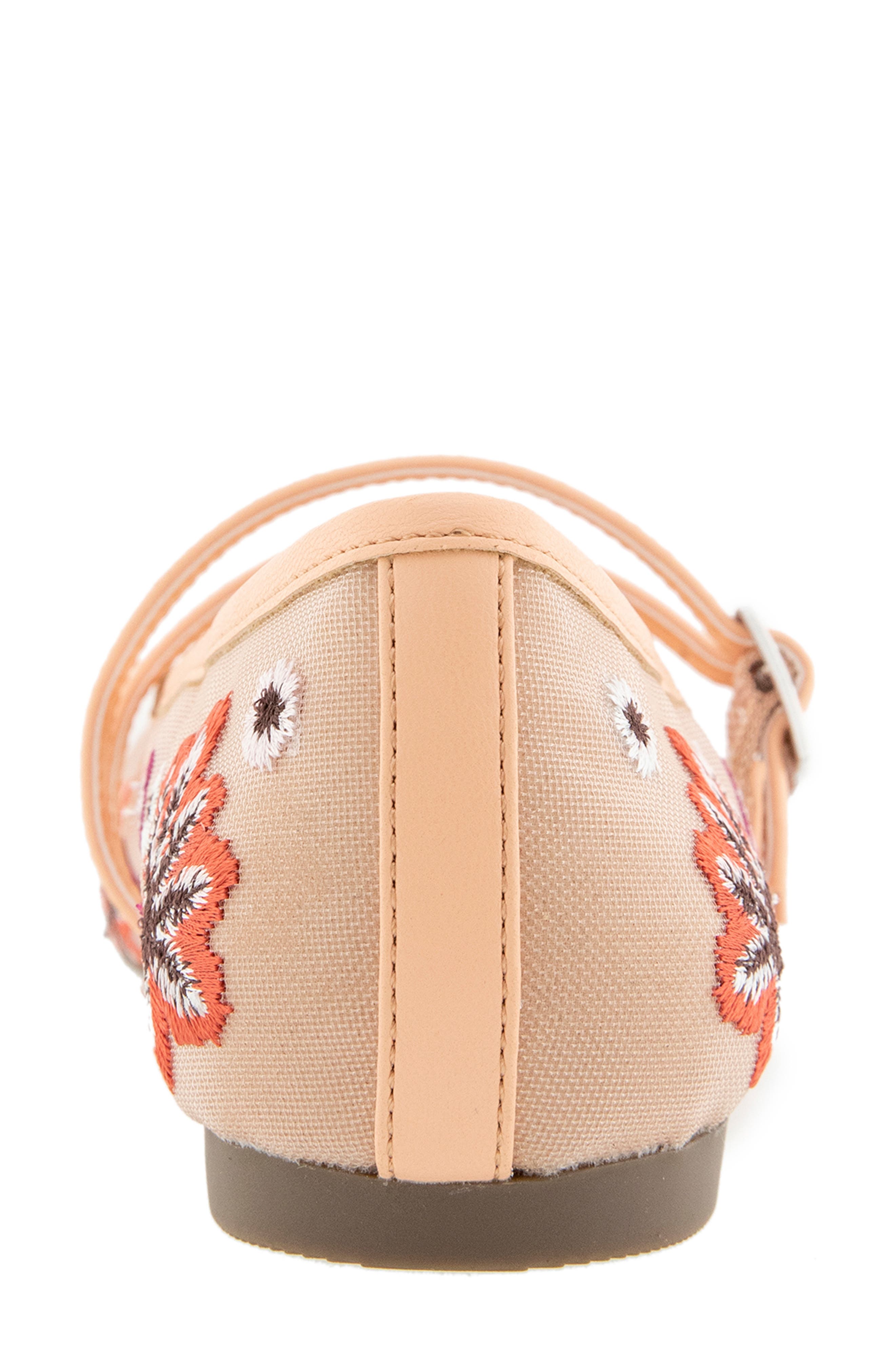 Malibu Nites Flat, Alternate, color, ROSE MESH