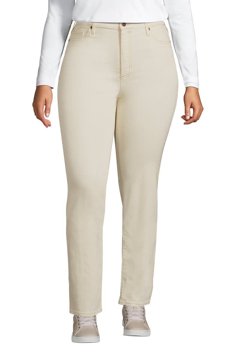 Recover High Rise Straight Leg Blue Jeans, Main, color, Natural