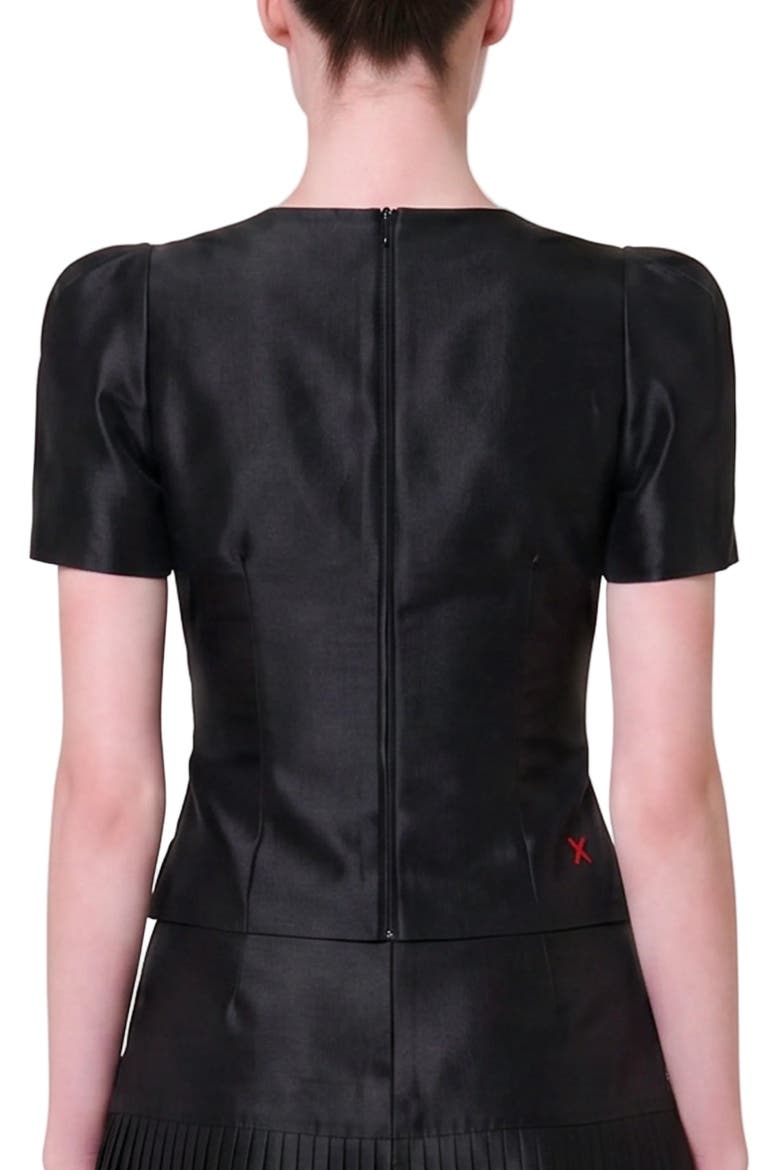 The Party Edit Front Closure Top, Alternate, color, BLACK