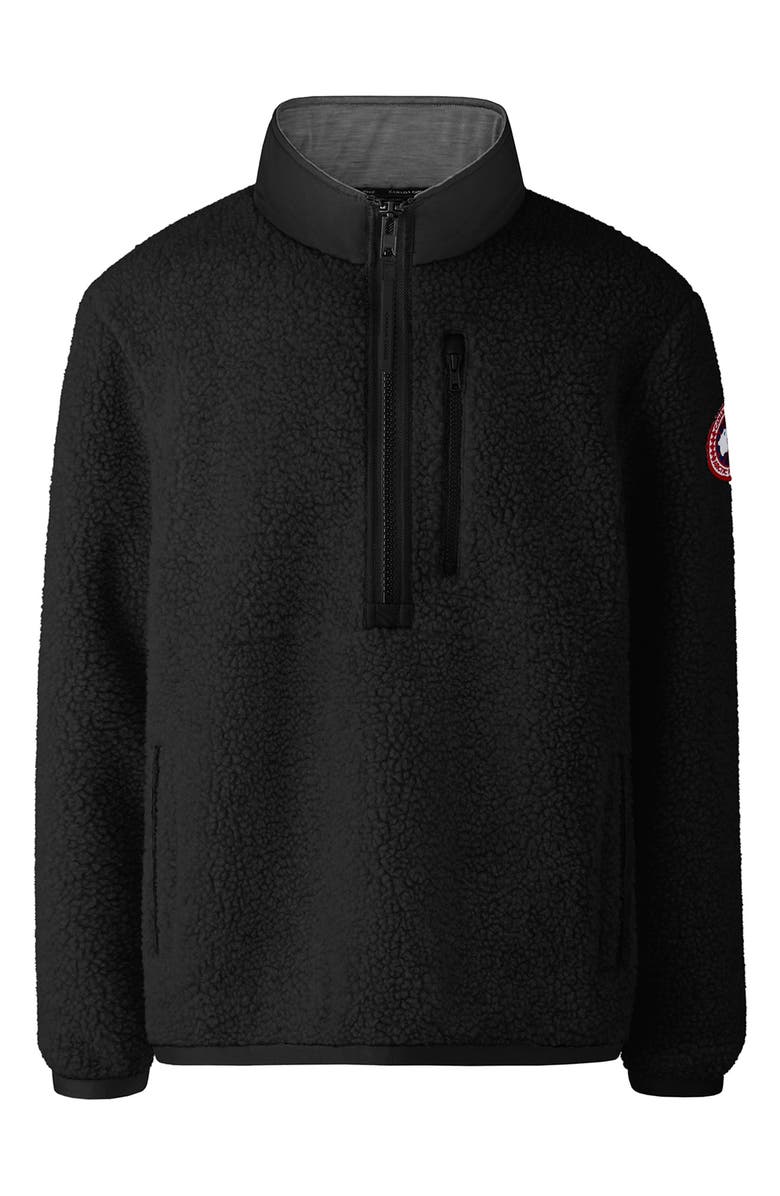 Canada Goose Renfrew Wool Blend Fleece Half Zip Pullover, Alternate, color,