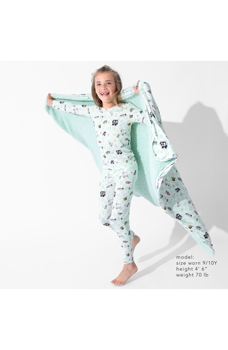 Bellabu Bear Kids' Minecraft Sleep Repeat Set of 2 Piece Pajamas, Alternate, color, Minecraft Sleep Repeat