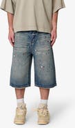 mnml Ultrabaggy Embellished Denim Shorts
