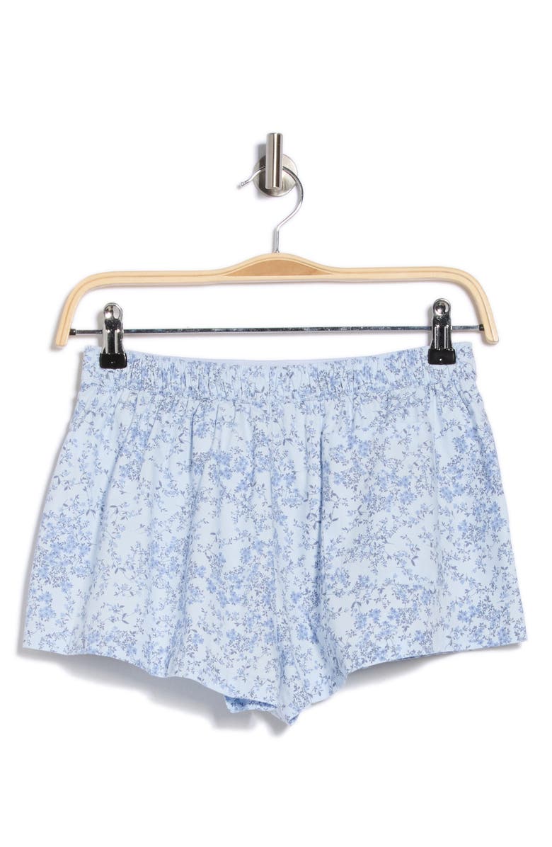 Florence by Mills Sleep Boxer Shorts, Main, color, Zen Blue Floral