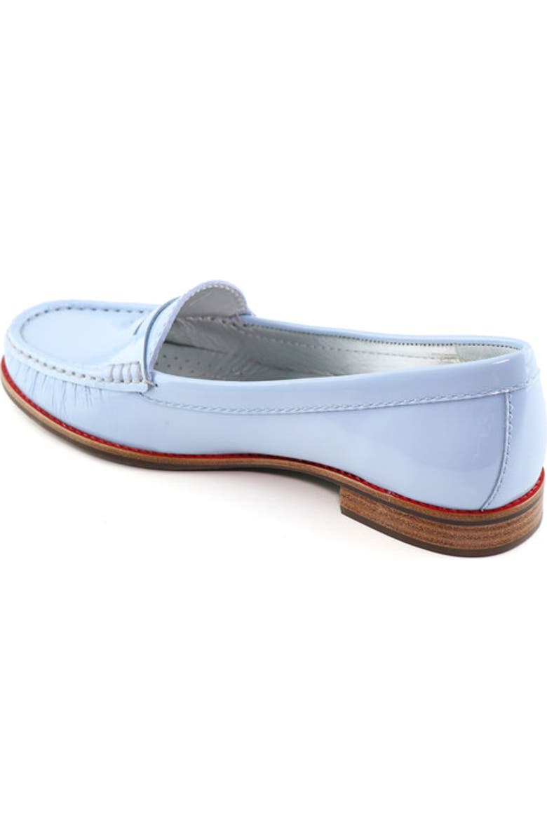Marc Joseph New York East Village Patent Leather Penny Loafer, Alternate, color, Baby Blue Soft Patent