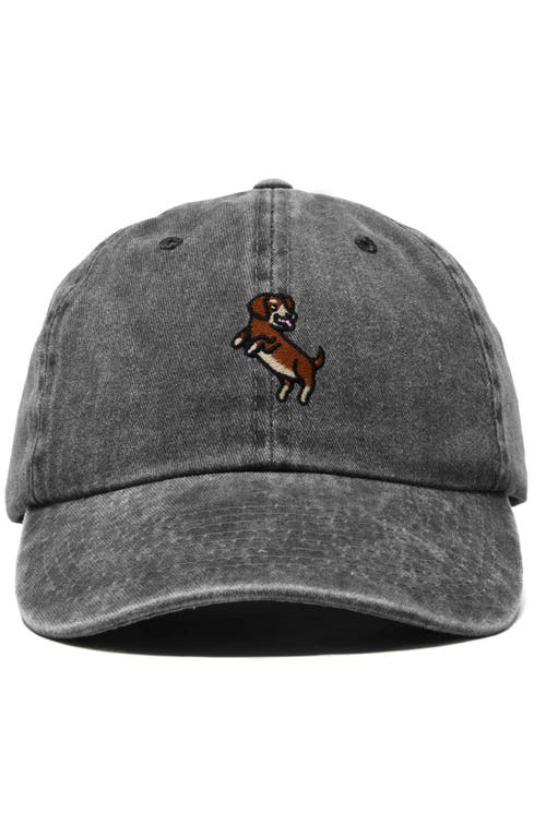 DALIX DALIX DACHSHUND EMBROIDERED DAD CAP