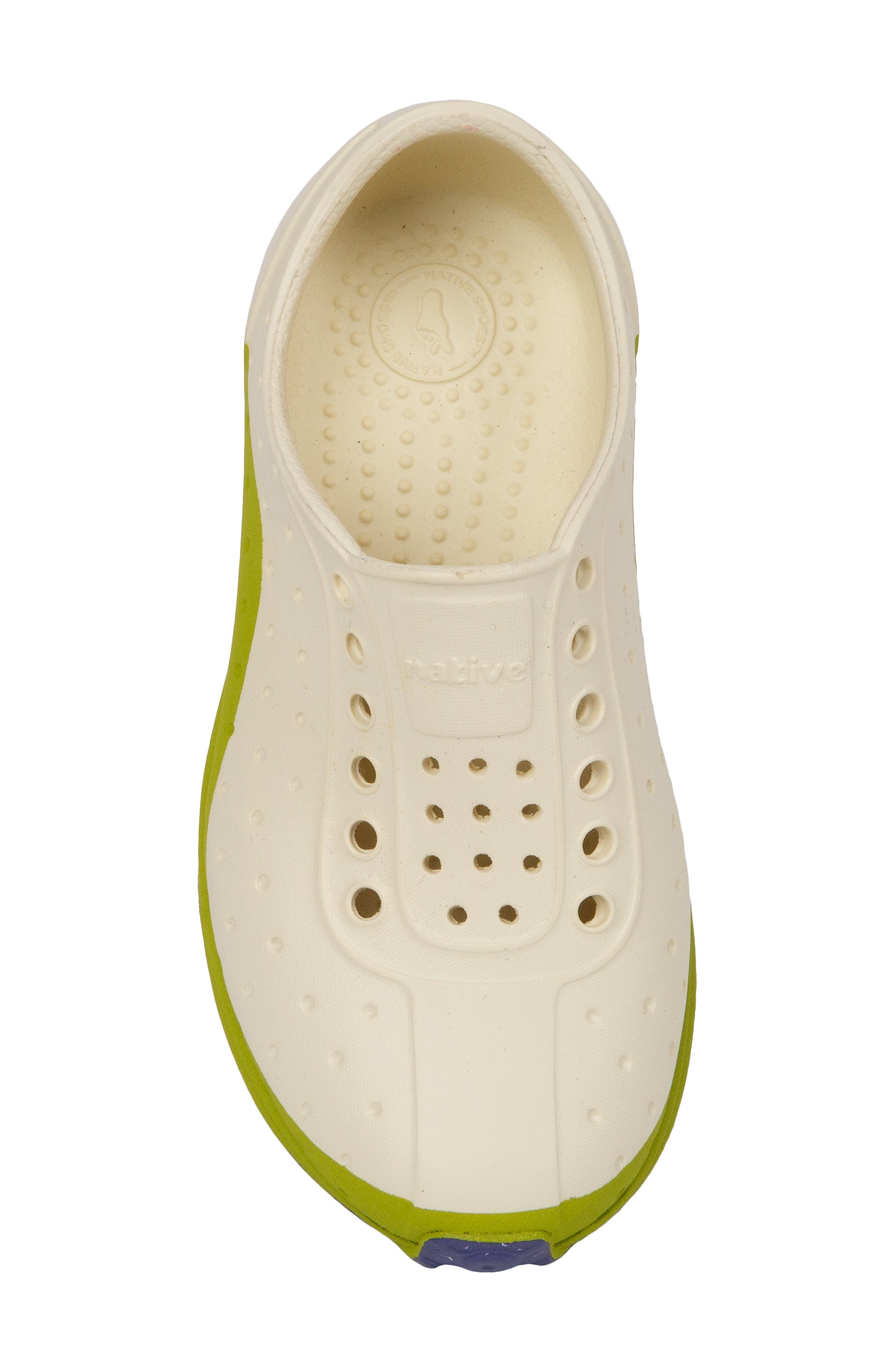 Native Shoes Kids' Robbie Roam Slip-On Sneaker, Alternate, color, Bone White/Seaweed/Ink Speckle