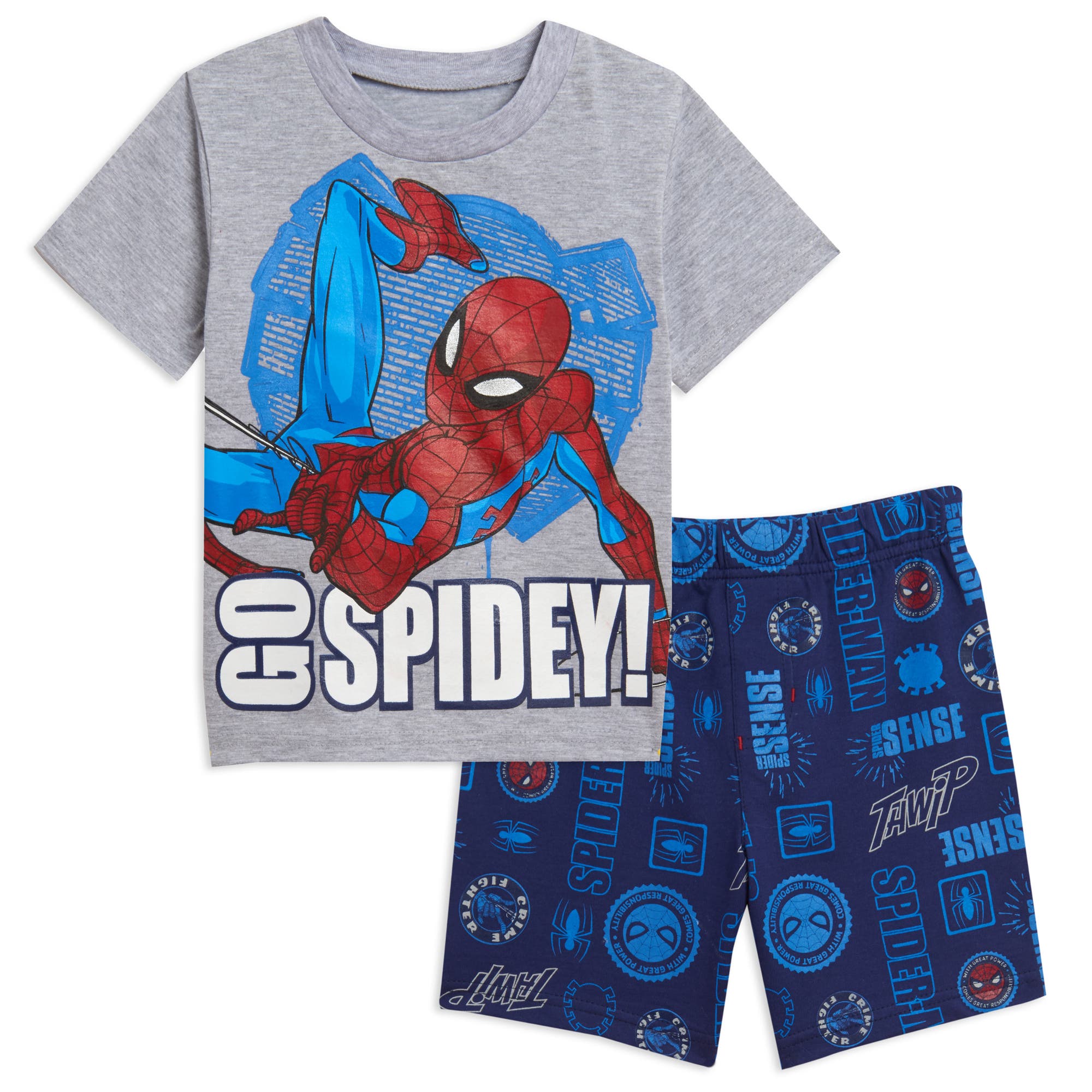 Spider Man Grey Blue
