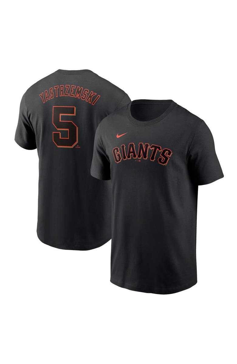 Nike Men's Nike Mike Yastrzemski Black San Francisco Giants Fuse Name & Number T-Shirt, Main, color, 